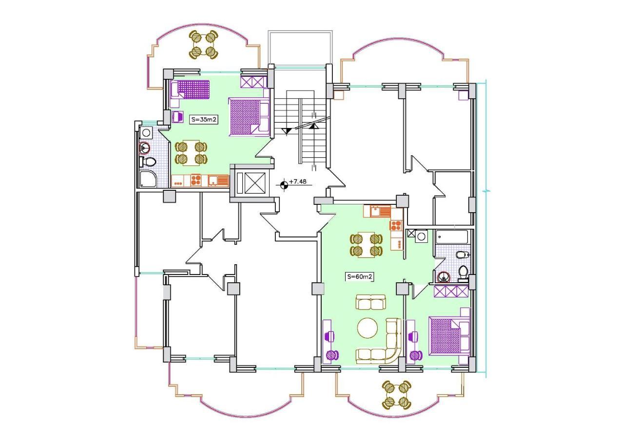 Apartment Urania_1 Saranda Dış mekan fotoğraf